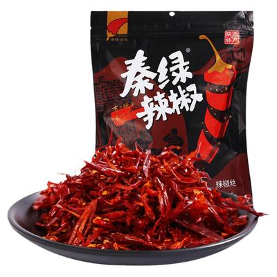 秦绿辣椒丝袋装免洗炒菜调味料