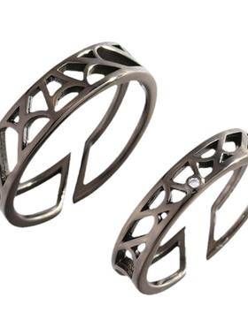 情侣小众设计感戒指