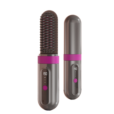 【热销N0.1】无线直发梳直卷两用