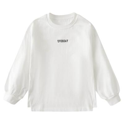 男童长袖T恤纯棉2026春装新款儿童中大童男孩春秋款打底衫上衣