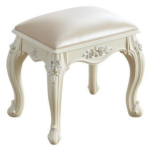 欧式美式梳妆台凳子化妆凳软包小方凳家用椅公主卧室美甲凳古筝凳