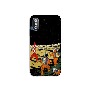 丁丁历险记怀旧漫画手机壳适用于苹果13华为mate30全包iphone12promax硅胶14plus/nova10三星s10小米13/Y77