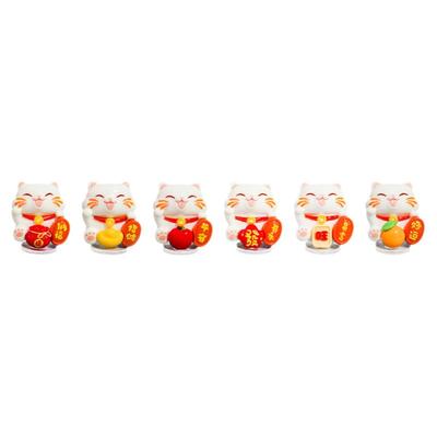 2025迎新汽车摆件可爱招财猫