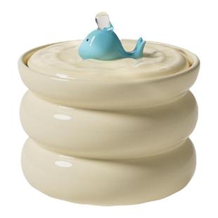 猫咪饮水机宠物陶瓷自动循环猫碗喂水活水猫用水碗水盆流动喝水器