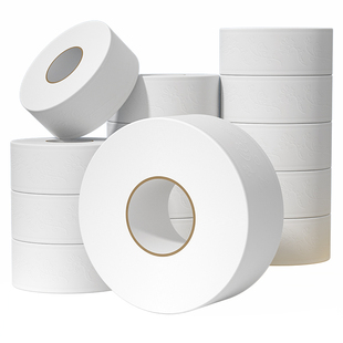 大盘纸450克6卷商用整箱大卷纸厕纸酒店专用大盘卫生纸厕所纸巾