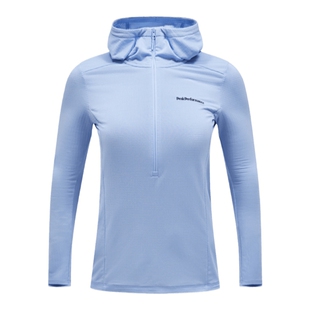 Peak Performance壁克峰女子轻量保暖半开襟连帽抓绒衫G79240