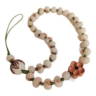 金佛草手串挂件棕榈子菩提手机链文玩招财清新礼物DIY桃花