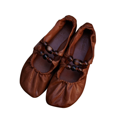 Le'Murmure云感BABY羊皮芭蕾鞋