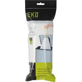 EKO垃圾袋大号厨余加厚家用手提式抽绳厨房特厚超厚背心式拉收袋