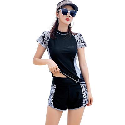 遮肚显瘦学生专业海边两件套泳衣