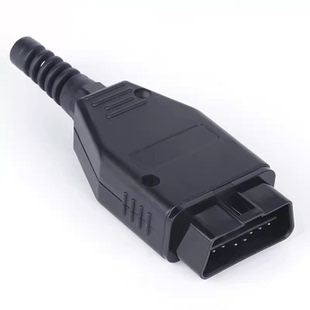 汽车OBD2 16针 Connector 连接公头 OBD外壳 带插头+壳+SR+螺丝