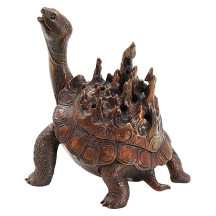 龙龟纯铜香炉山海经博山炉家用室内熏香炉香薰炉茶室沉香檀香摆件