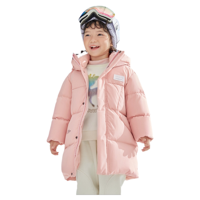 巴拉巴拉儿童羽绒服女童连帽外套