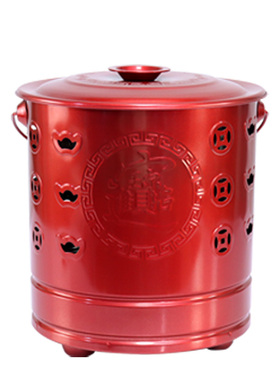 烧纸桶聚宝盆火盆家用祭祀专用桶不锈钢焚烧炉化金桶元宝炉烧金桶