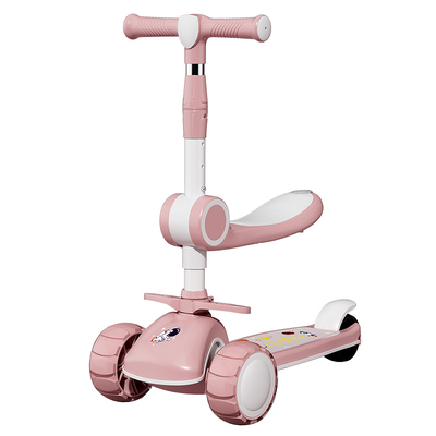 儿童滑板车三合一可坐可骑