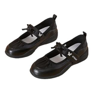 星期六玛丽珍鞋女鞋春夏新款百搭浅口单鞋软底舒适休闲运动鞋女