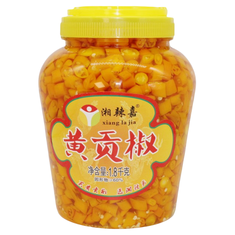 湘辣嘉湖南黄贡椒衡东特产黄剁椒辣椒酱蒸双色鱼头酱脆肚商用调料