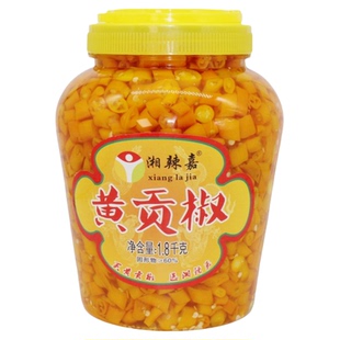 湘辣嘉湖南黄贡椒衡东特产黄剁椒辣椒酱蒸双色鱼头酱脆肚商用调料