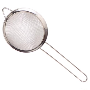 不锈钢筛网超细过滤面粉筛手持硅胶糖粉糖霜筛网筛子家用烘焙工具