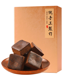 纯甘蔗黑糖块老红糖正宗手工红糖姜茶古法土红糖单独小包装老姜