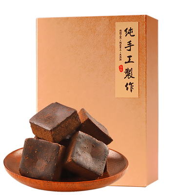 纯甘蔗黑糖块老红糖正宗手工红糖姜茶古法土红糖小包装老姜糖水
