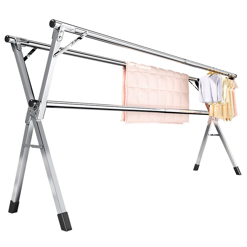 【免安装】可折叠阳台晾衣架家用