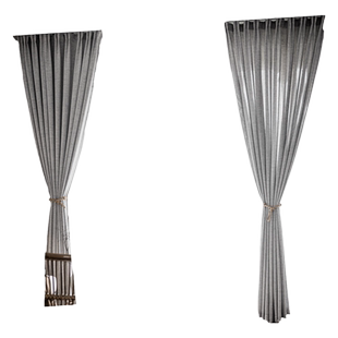 日式亚麻纱帘透光不透人棉麻窗帘遮光隔热客厅卧室阳台纱窗纱