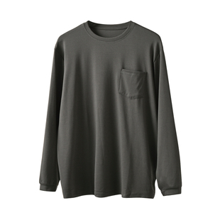 170-180码大童莫代尔棉长袖 男女童圆领打底衫青少年春秋款童装