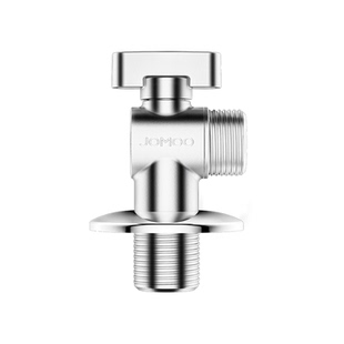 九牧四分加长球阀铜球阀芯全开大流量三角阀燃气地暖热水器壁挂炉