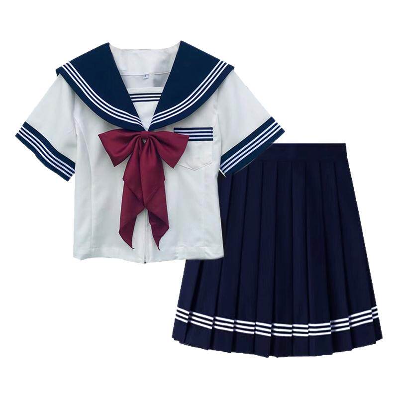 女日系收腰JK制服三本水手服套装