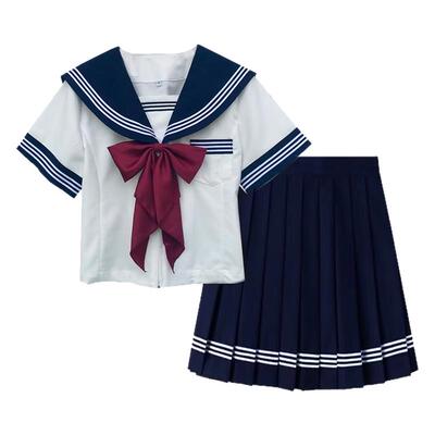 女日系收腰JK制服三本水手服套装