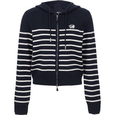 ONLY双向拉链连帽连帽开衫针织衫