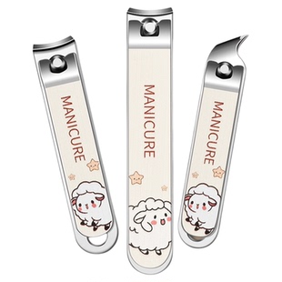 指甲剪指甲刀套装家用女生可爱风指甲钳单个原装大号修甲专用工具