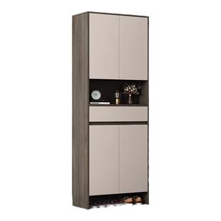 入户门鞋柜实木高柜多层窄鞋柜门口储物一体玄关柜可定制做包安装