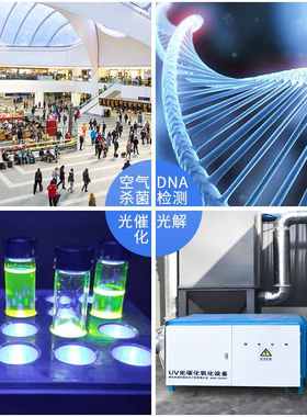 单色UVC3535紫光254nm/275nm光功率40mW杀菌消毒二极管led灯