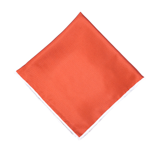 Pocket Square英国真丝口袋巾新郎结婚纯色方巾多色手工卷边