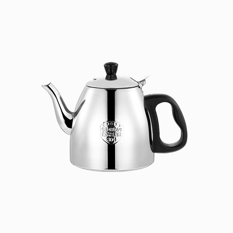 加厚304不锈钢平底烧水壶家用功夫茶泡茶壶电磁炉电陶炉专用单壶