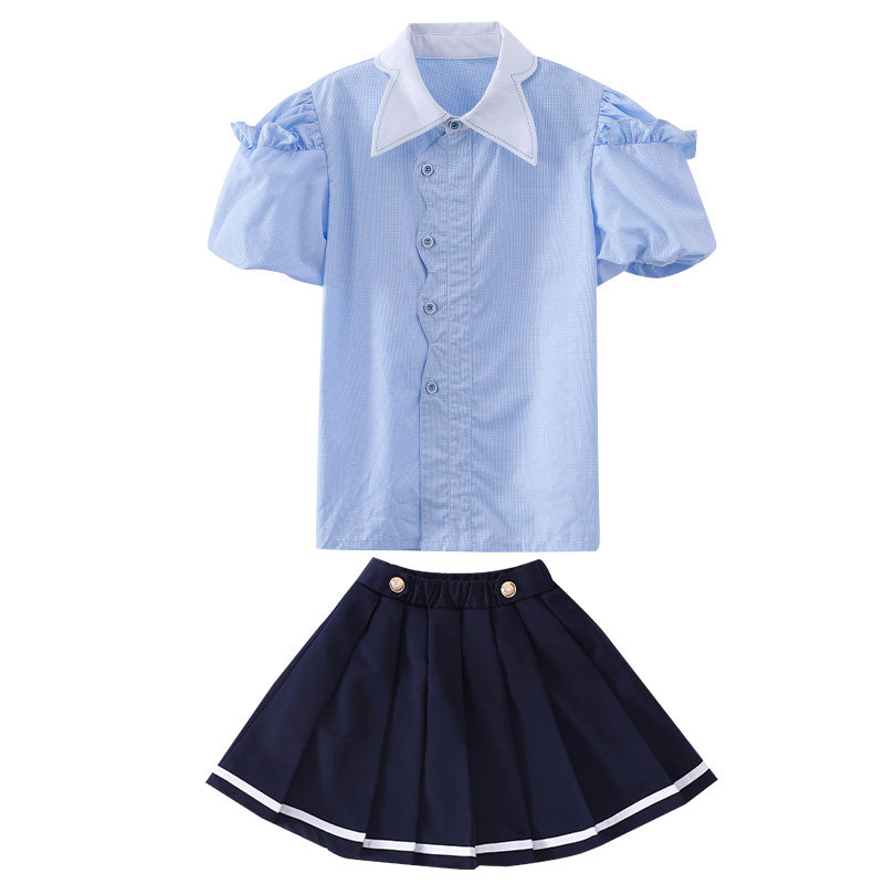 六一儿童大合唱演出服幼儿园海军风毕业照服装小学生诗朗诵表演服
