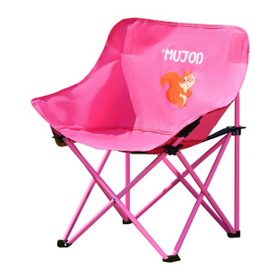 亲子儿童月亮椅户外露营装备便携式野餐轻量折叠椅沙滩椅钓鱼凳