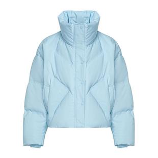 【法奢白金】通勤暖壳LILY白色鹅绒服女短款2025冬小个子羽绒外套