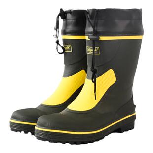 劳保雨靴钢包头雨鞋防穿刺防砸防滑水鞋工地男款劳工成人夏季防水