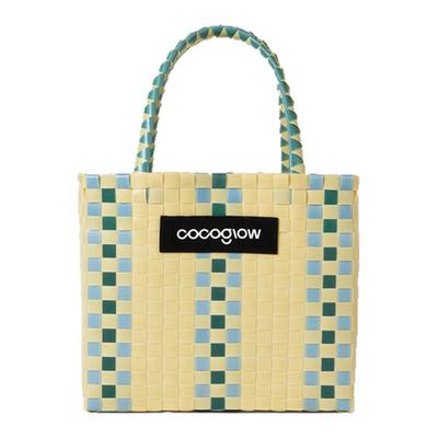 【福利清仓】cocoglow菜篮子手工编织包斜挎包包女通勤小众编织包