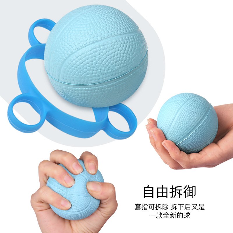分指握力训练海绵球握力不易锻炼圈五指训练器掉落力量手指