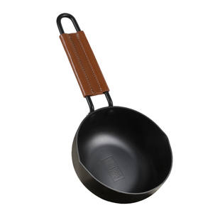 炊大皇热油小锅泼油锅铸铁平底锅家用煎蛋烧油淋油浇油专用小铁锅