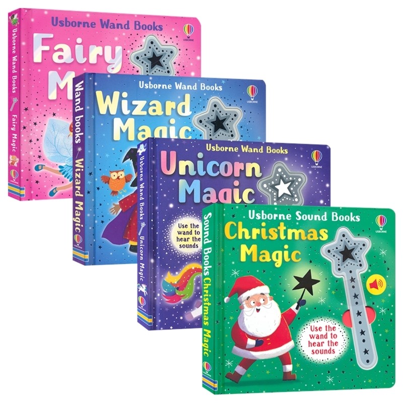Usborne Wand Books Fairy Magic 尤斯伯恩 魔杖丛书 魔法棒发声 互动性强 亲子绘本 英语启蒙纸板书 英文原版进口儿童图书