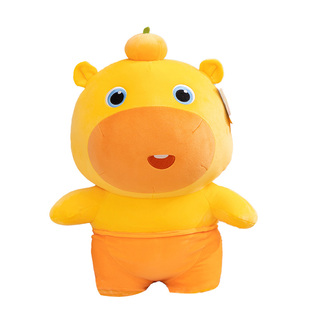 正版水豚噜噜大号玩偶公仔可爱卡皮巴拉抱枕娃娃毛绒玩具生日礼物