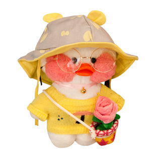 会说话的录音玻尿酸鸭公仔毛绒玩具玩偶复读鸭生日情人节礼物女