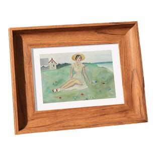 美式复古相框装裱海报画框挂墙a3A4展示框12寸油画4K8k像框架空框