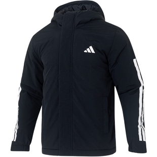 Adidas阿迪达斯棉服男2026秋冬新款男士棉衣运动服保暖外套JY8303