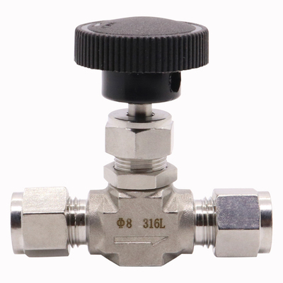 316不锈钢卡套针型阀截止阀
